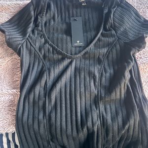 V Neck short sleeved T